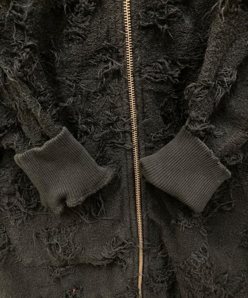 DIESEL（ディーゼル）DIESEL (ディーゼル) ロングジップパーカー ブラック サイズ:SIZE XSの古着・服飾アイテム