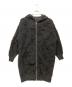 DIESEL（ディーゼル）の古着「ロングジップパーカー」｜ブラック