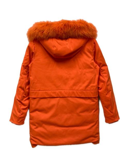 DOUBLE STANDARD CLOTHING（ダブルスタンダードクロージング）DOUBLE STANDARD CLOTHING (ダブルスタンダードクロージング) フォックスファー付ボンディングダウン オレンジ サイズ:SIZE 36 未使用品の古着・服飾アイテム