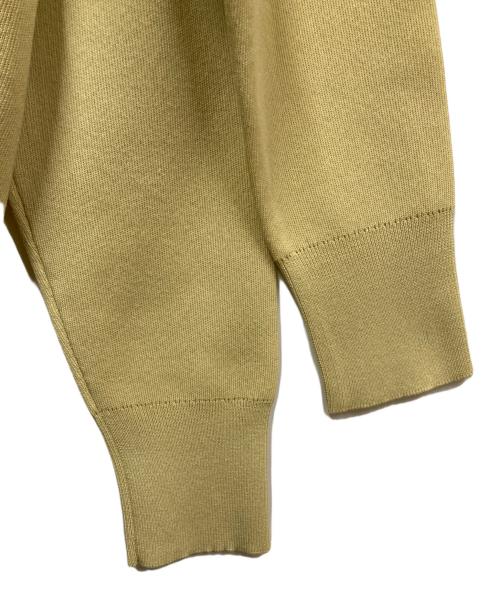 green label relaxing（グリーンレーベルリラクシング）green label relaxing (グリーンレーベルリラクシング) フォルム2WAYワイドニット イエロー サイズ:SIZE Free 未使用品の古着・服飾アイテム