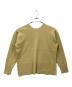 green label relaxing (グリーンレーベルリラクシング) フォルム2WAYワイドニット イエロー サイズ:SIZE Free 未使用品：5000円
