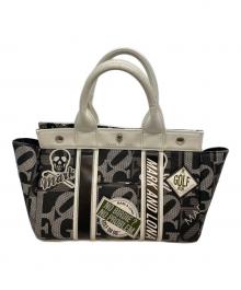 MARK&LONA（マークアンドロナ）の古着「スカルハンドバッグ」｜ホワイト×ブラック