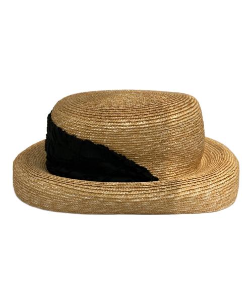 CA4LA（カシラ）CA4LA (カシラ) Acka (エーシーケーエー) scarf strow hat ベージュ 未使用品の古着・服飾アイテム