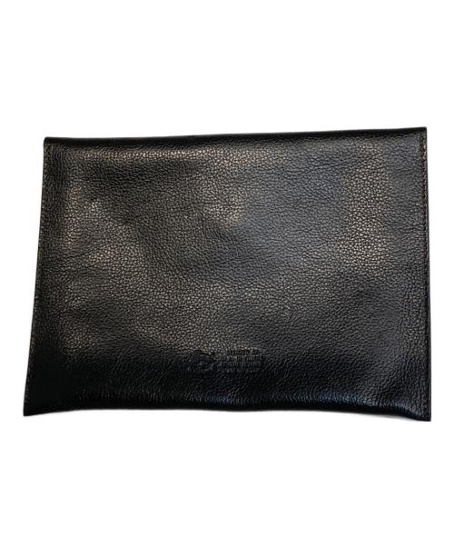 IL BISONTE（イル ビゾンテ）IL BISONTE (イル ビゾンテ) レザーポーチ ブラック サイズ:表記なしの古着・服飾アイテム