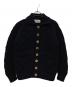 INVERALLAN（インバーアラン）の古着「ケーブルニットカーディガン」｜ネイビー