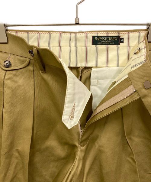 Barnstormer（バーンストーマー）BARNSTORMER (バーンストーマー) MacArthur2タックパンツ ベージュ サイズ:SIZE L 未使用品の古着・服飾アイテム