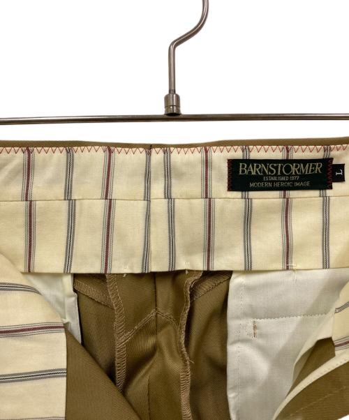 Barnstormer（バーンストーマー）BARNSTORMER (バーンストーマー) MacArthur2タックパンツ ベージュ サイズ:SIZE L 未使用品の古着・服飾アイテム