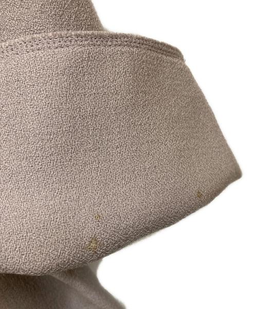 ebure（エブール）EBURE (エブール) ダブルジョーゼット ベルトマークワンピース パープル サイズ:SIZE 38の古着・服飾アイテム