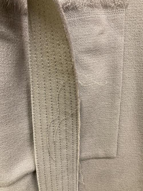 ebure（エブール）EBURE (エブール) ダブルジョーゼット ベルトマークワンピース パープル サイズ:SIZE 38の古着・服飾アイテム