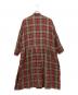 ICHI Antiquites (イチアンティークス) リネンチェックシャツワンピース レッド サイズ:SIZE Free：10000円