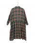 ICHI Antiquites (イチアンティークス) リネンチェックシャツワンピース グリーン サイズ:SIZE Free：10000円