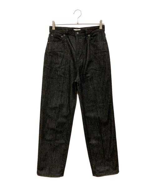 woadblue（ウォードブルー）woadblue (ウォードブルー) Demi-Luxe Beams (デミルクス ビームス) リジットハイライズ パンツ ブラック サイズ:SIZE26の古着・服飾アイテム