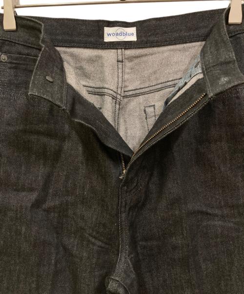 woadblue（ウォードブルー）woadblue (ウォードブルー) Demi-Luxe Beams (デミルクス ビームス) リジットハイライズ パンツ ブラック サイズ:SIZE26の古着・服飾アイテム