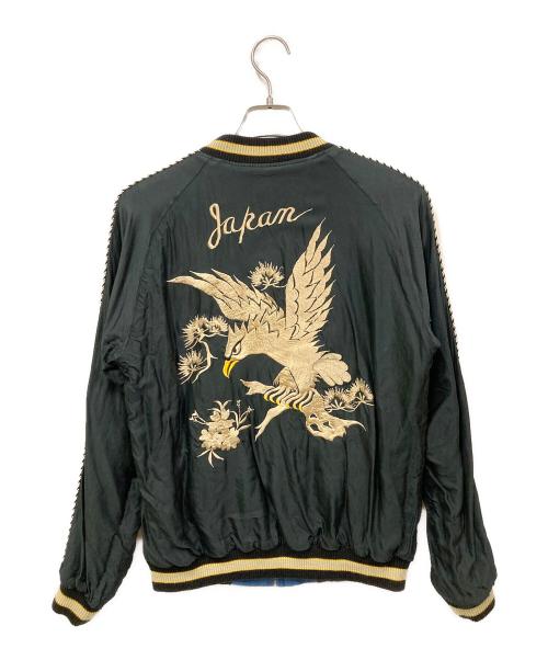 東洋エンタープライズ（トウヨウエンタープライズ）東洋エンタープライズ (トウヨウエンタープライズ) SOUVENIR JACKET WHITE EAGLE×GOLD DRAGON  ブラック サイズ:SIZE Lの古着・服飾アイテム