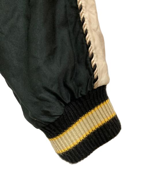 東洋エンタープライズ（トウヨウエンタープライズ）東洋エンタープライズ (トウヨウエンタープライズ) SOUVENIR JACKET WHITE EAGLE×GOLD DRAGON  ブラック サイズ:SIZE Lの古着・服飾アイテム