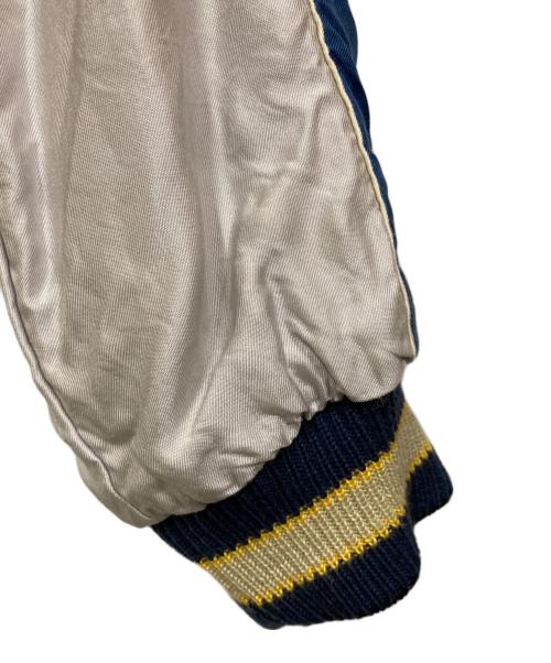 東洋エンタープライズ（トウヨウエンタープライズ）東洋エンタープライズ (トウヨウエンタープライズ) SOUVENIR JACKET WHITE EAGLE×GOLD DRAGON  ブラック サイズ:SIZE Lの古着・服飾アイテム