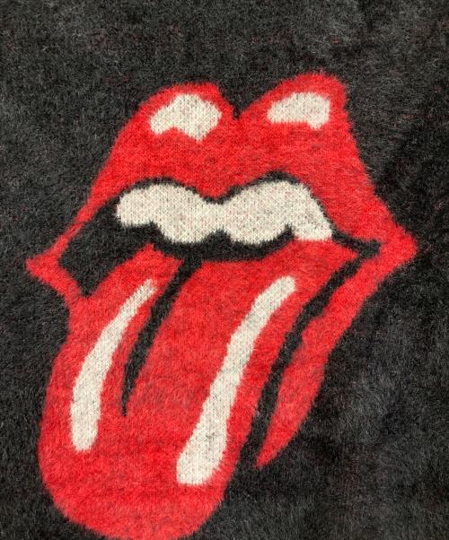 ROLLING STONES（ローリングストーンズ）ROLLING STONES (ローリングストーンズ) JACKROSE (ジャックローズ) シャギーニット ブラック サイズ:SIZE 3の古着・服飾アイテム