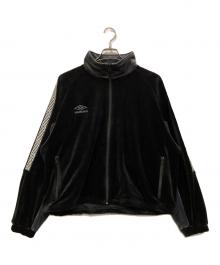 UMBRO×FREAK'S STORE（アンブロ×フリークスストア）の古着「別注 Velour Track Jacket」｜ブラック