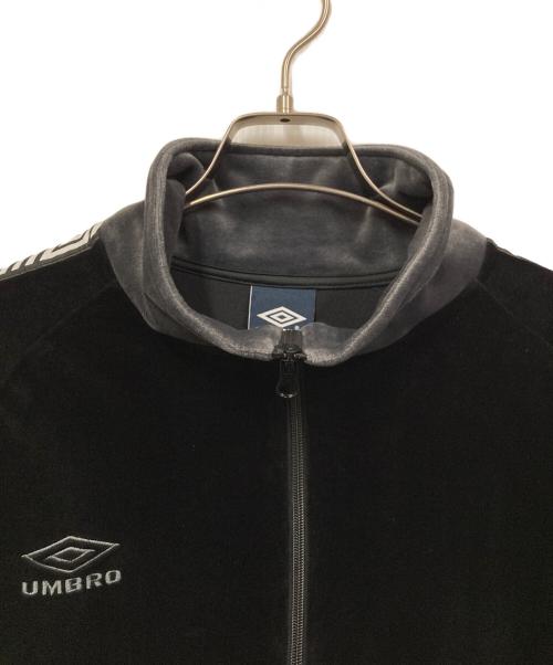 UMBRO（アンブロ）UMBRO (アンブロ) FREAK'S STORE (フリークストア) 別注 Velour Track Jacket ブラック サイズ:SIZE Mの古着・服飾アイテム