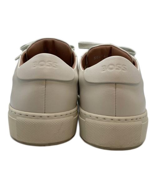 BOSS（ボス）BOSS (ボス) シグネチャーストライプスニーカー ベージュ サイズ:SIZE 39の古着・服飾アイテム