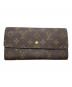 LOUIS VUITTON（ルイ ヴィトン）の古着「長財布」｜ブラウン