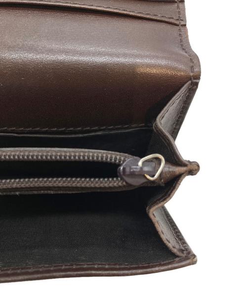 GUCCI（グッチ）GUCCI (グッチ) グッチシマレザーウォレット ブラウン サイズ:表記なしの古着・服飾アイテム