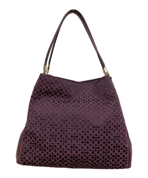 COACH（コーチ）COACH (コーチ) トートバッグ パープルの古着・服飾アイテム