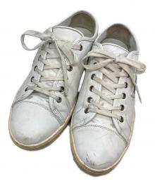 DOLCE & GABBANA（ドルチェ＆ガッバーナ）の古着「レザースニーカー」｜ホワイト