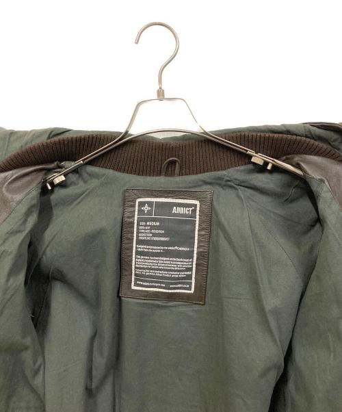 ADDICT（アディクト）ADDICT (アディクト) レザージャケット ブラウン サイズ:SIZE Mの古着・服飾アイテム