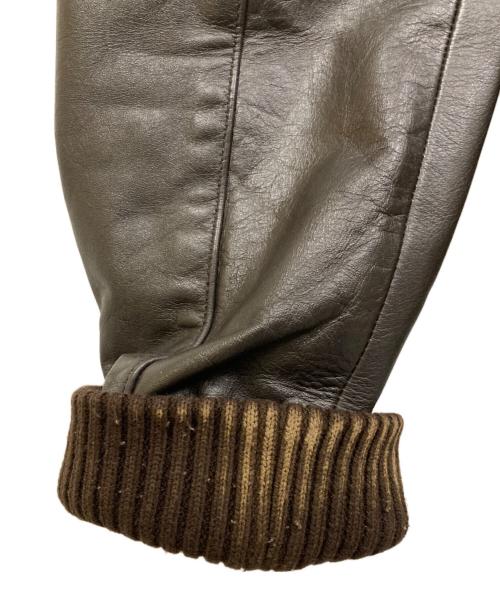 ADDICT（アディクト）ADDICT (アディクト) レザージャケット ブラウン サイズ:SIZE Mの古着・服飾アイテム