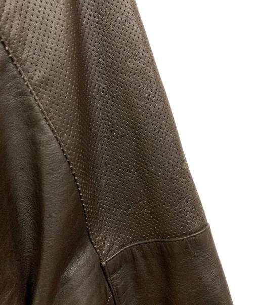 ADDICT（アディクト）ADDICT (アディクト) レザージャケット ブラウン サイズ:SIZE Mの古着・服飾アイテム