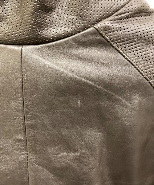 ADDICT（アディクト）ADDICT (アディクト) レザージャケット ブラウン サイズ:SIZE Mの古着・服飾アイテム