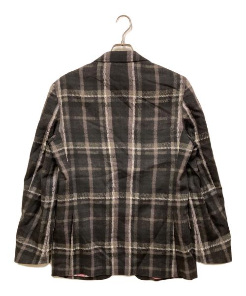 ETRO（エトロ）ETRO (エトロ) チェックテーラードジャケット ブラック サイズ:SIZE 48の古着・服飾アイテム