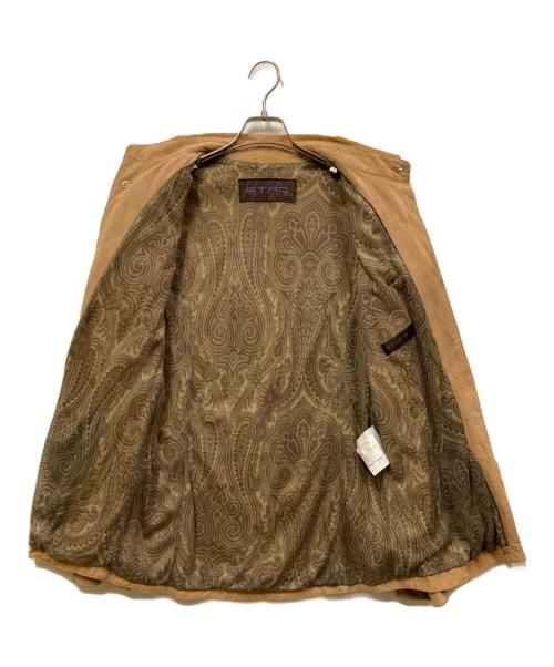 ETRO（エトロ）ETRO (エトロ) ゴートレザージャケット ベージュ サイズ:SIZE Mの古着・服飾アイテム