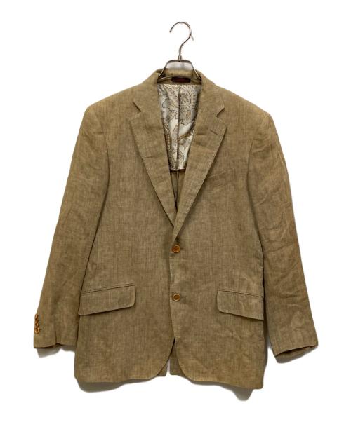ETRO（エトロ）ETRO (エトロ) リネンテーラードジャケット ベージュ サイズ:50の古着・服飾アイテム