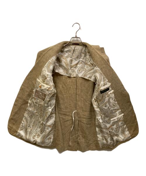 ETRO（エトロ）ETRO (エトロ) リネンテーラードジャケット ベージュ サイズ:50の古着・服飾アイテム
