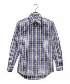ETROエトロ）の古着「チェックシャツ」｜ブルー