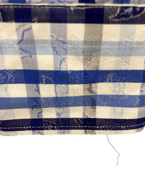 ETRO（エトロ）ETRO (エトロ) チェックシャツ ブルー サイズ:表記なしの古着・服飾アイテム