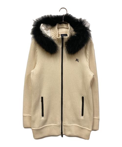 BURBERRY GOLF（バーバリーゴルフ）BURBERRY GOLF (バーバリーゴルフ) ジップファーパーカー ホワイト サイズ:SIZE 3の古着・服飾アイテム