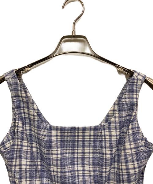 HER LIP TO（ハーリップトゥ）Her lip to (ハーリップトゥ) Paddington Long Dress ブルー サイズ:SIZE Mの古着・服飾アイテム