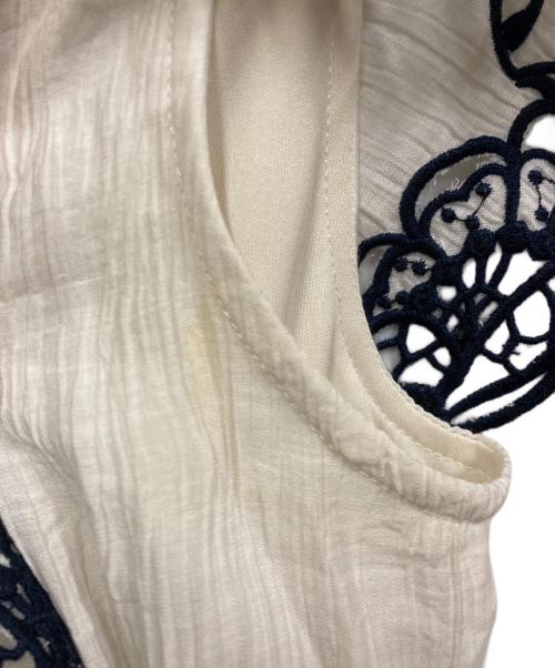 HER LIP TO（ハーリップトゥ）Her lip to (ハーリップトゥ) Angel Sleeve Dress ホワイト サイズ:SIZE Mの古着・服飾アイテム