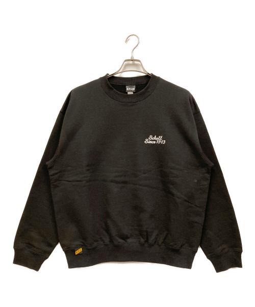 Schott（ショット）Schott (ショット) バックプリントスウェット ブラック サイズ:SIZE Lの古着・服飾アイテム