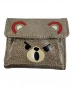 Hysteric Glamourヒステリックグラマー）の古着「ヒステリックベアコンパクトウォレット」｜シルバー