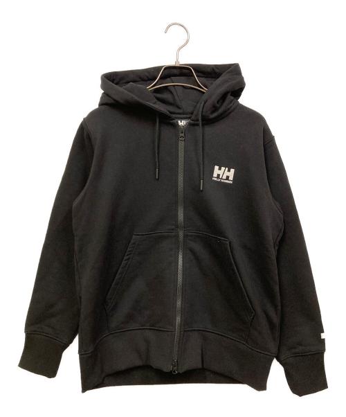 HELLY HANSEN（ヘリーハンセン）HELLY HANSEN (ヘリーハンセン) HHロゴフルジップスウェットフーディー ブラック サイズ:SIZE Mの古着・服飾アイテム