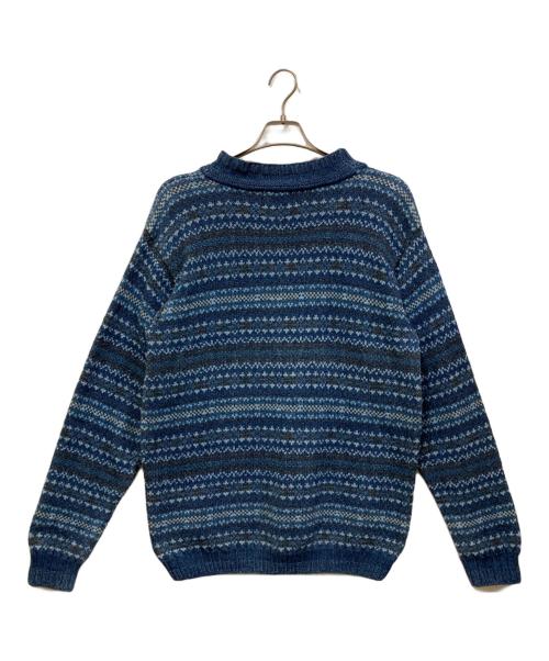original Blues（オリジナルブルース）original Blues (オリジナルブルース) インディゴ染コットンニット ブルー サイズ:Mの古着・服飾アイテム