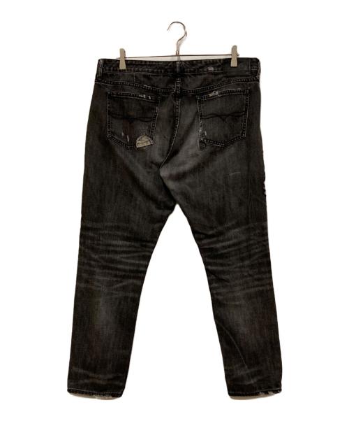 POLO RALPH LAUREN（ポロ・ラルフローレン）POLO RALPH LAUREN (ポロ・ラルフローレン) パッチワークデニムパンツ ブラック サイズ:SIZE 32の古着・服飾アイテム