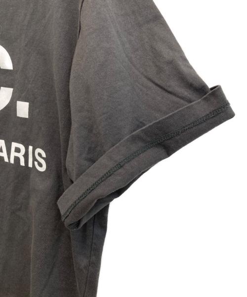 A.P.C.（アーペーセー）A.P.C. (アーペーセー) ロゴプリントTシャツ ブラック サイズ:Mの古着・服飾アイテム