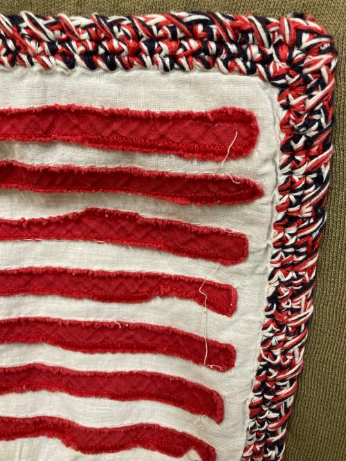 POLO RALPH LAUREN（ポロ・ラルフローレン）POLO RALPH LAUREN (ポロ・ラルフローレン) 星条旗スウェット ベージュ サイズ:SIZE Mの古着・服飾アイテム