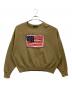POLO RALPH LAUREN（ポロ・ラルフローレン）の古着「星条旗スウェット」｜ベージュ