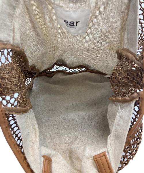 ear PAPILLONNER（イアパピヨネ）ear PAPILLONNER (イアパピヨネ) メッシュライトショルダーバッグ ブラウンの古着・服飾アイテム